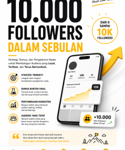 10000 FOLLOWERS SEBULAN